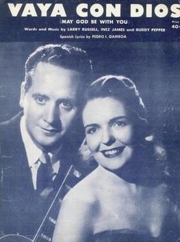 1953 sheet music cover for the Les Paul and Mary Ford recording