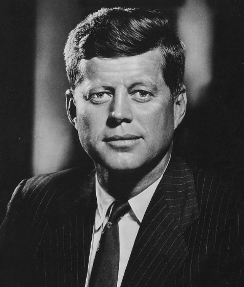 Picture of the newly elected President of the United States of America, John F. Kennedy in 1960