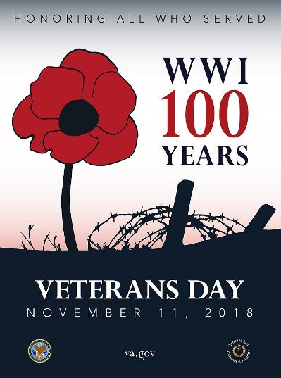 Poster for Veterans Day 2018