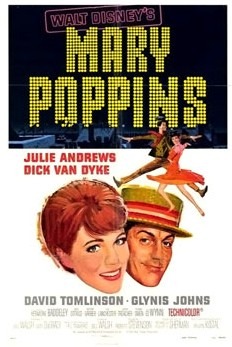 Poster of the film, Mary Poppins