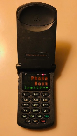 The Motorola StarTAC, first ever flip phone