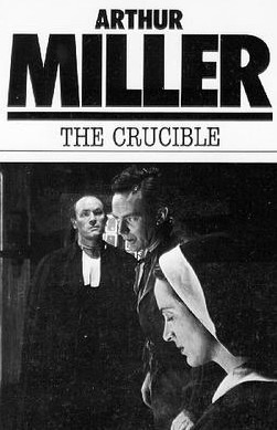 The cover of the play The Crucible by Arthur Miller