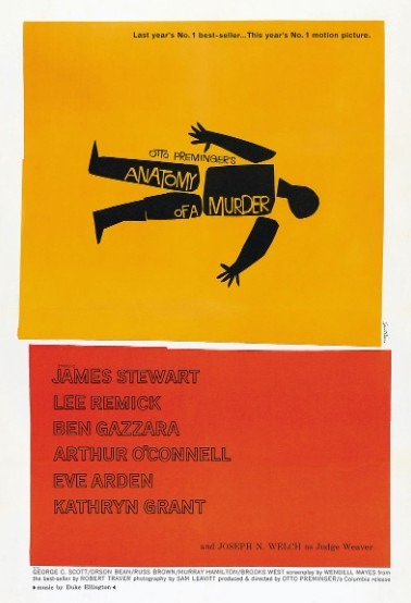 Theatrical poster for the film Anatomy of a Murder