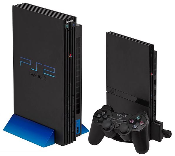 Two iterations of the PlayStation 2 console