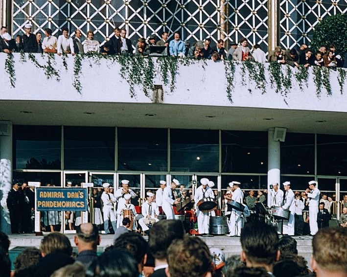 US Navy Steel Band performing at the 1958 Brussels World’s Fair