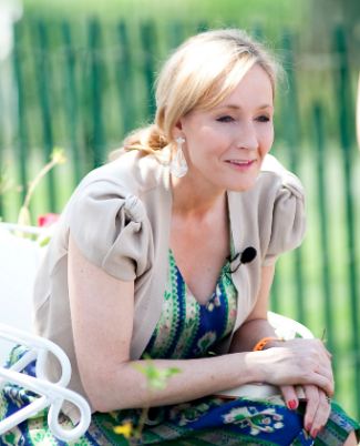 Writer J.K. Rowling who wrote the Harry Potter Series