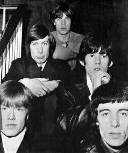 a portrait of the Rolling Stones in 1965
