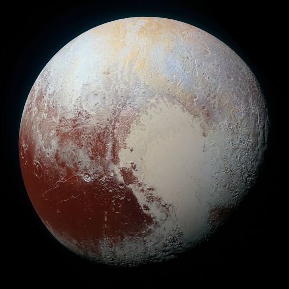 photo of Pluto taken by the New Horizons spacecraft