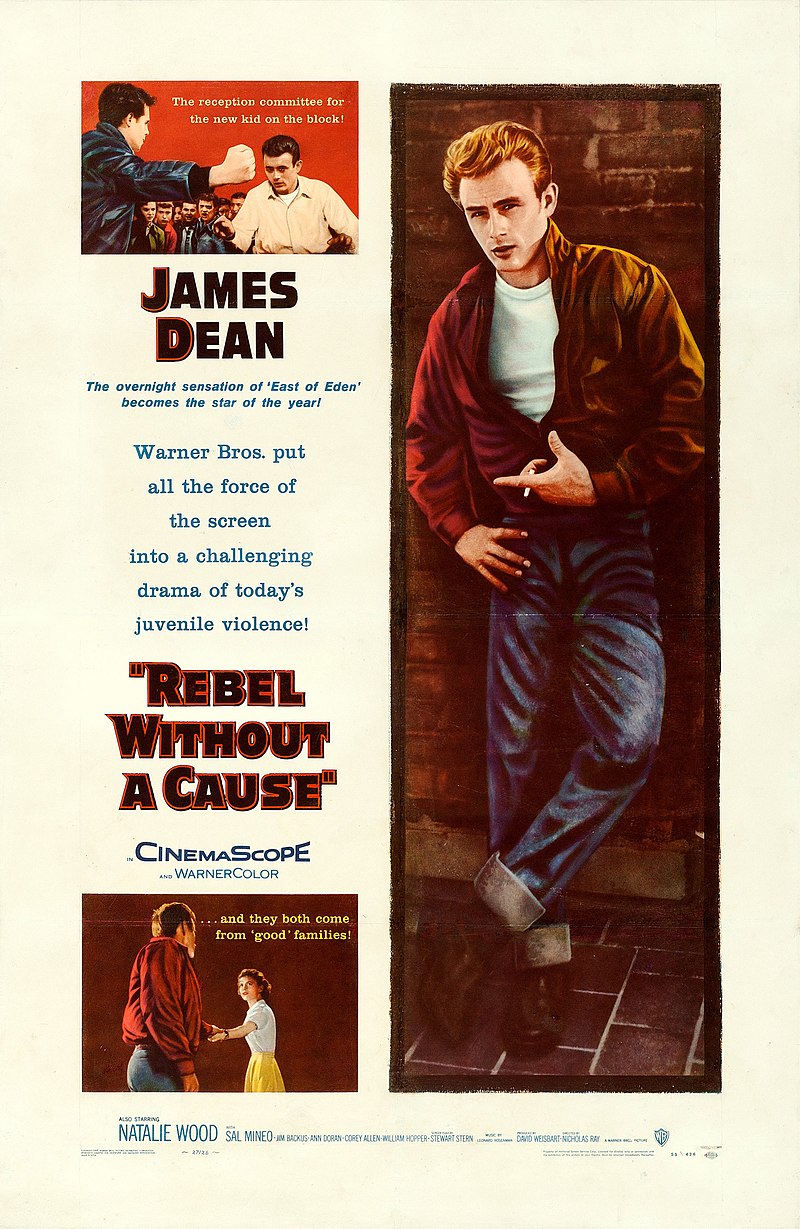 poster of the film Rebel Without A Cause