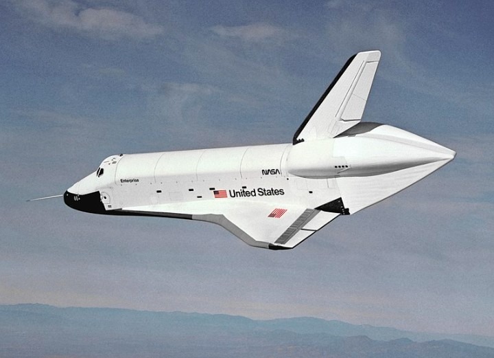 the Space Shuttle prototype Enterprise