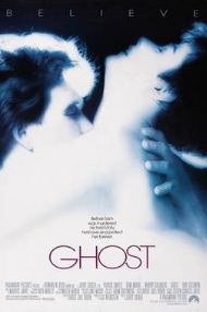 the theatrical poster for the 1990 film “Ghost.”
