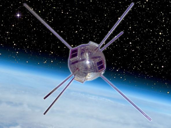 Launch of Vanguard 1 Satellite