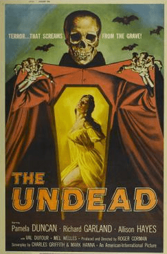 Poster of the film, The Undead. 
