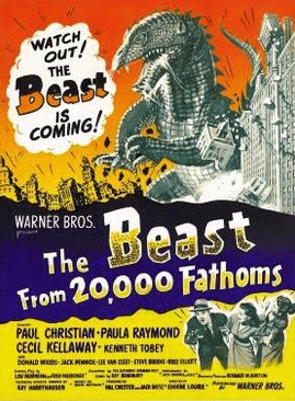 The Beast from 20,000 Fathoms poster