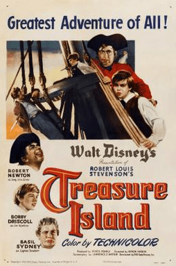 Poster of Treasure Island. 