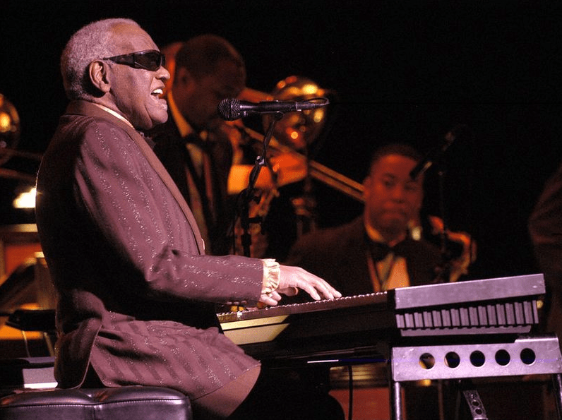 Ray Charles performing live