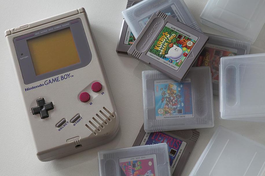 Game Boy console and games