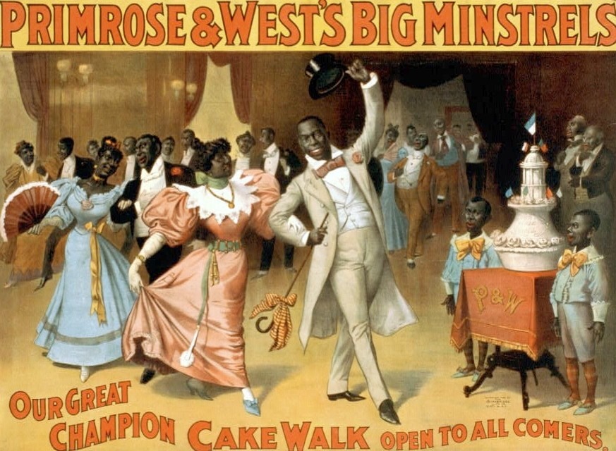 cakewalk poster in 1896