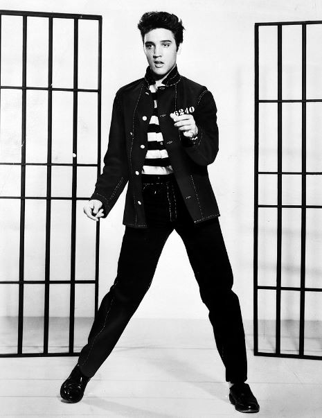 An image of young Elvis Presley