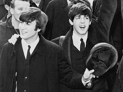  Paul McCartney with John Lennon in 1964