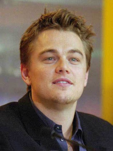DiCaprio at a press conference for The Beach in 2000