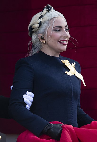 Gaga at the inauguration of Joe Biden in 2021