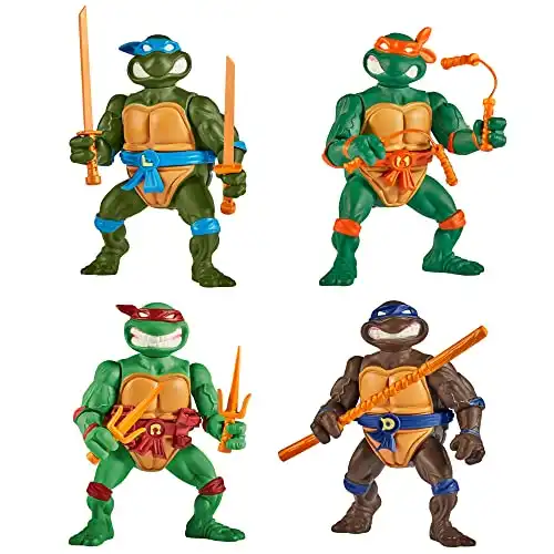 Teenage Mutant Ninja Turtles: Classic 4" Turtles 4-Pack Figure Bundle