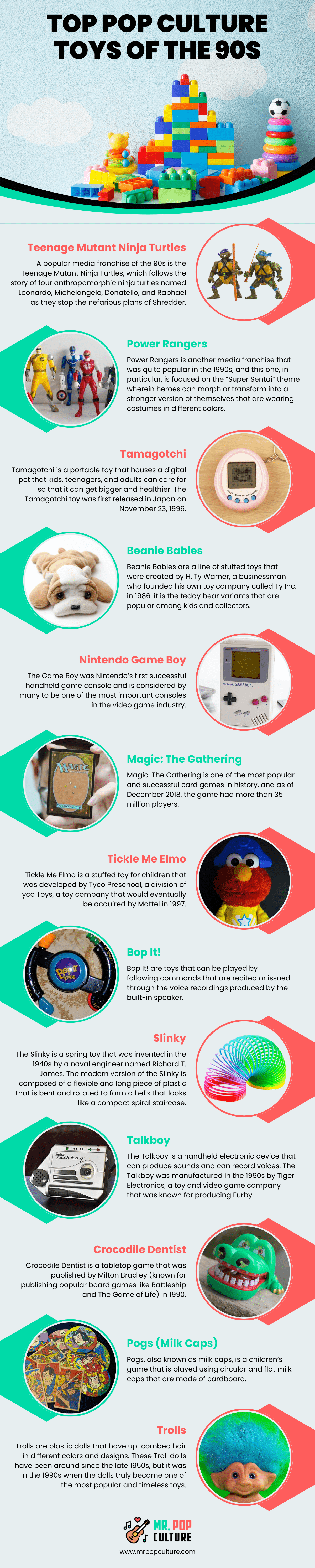 Top Pop Culture Toys of the 90s