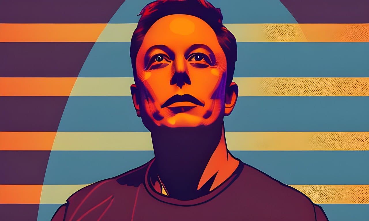 Elon Musk portrait