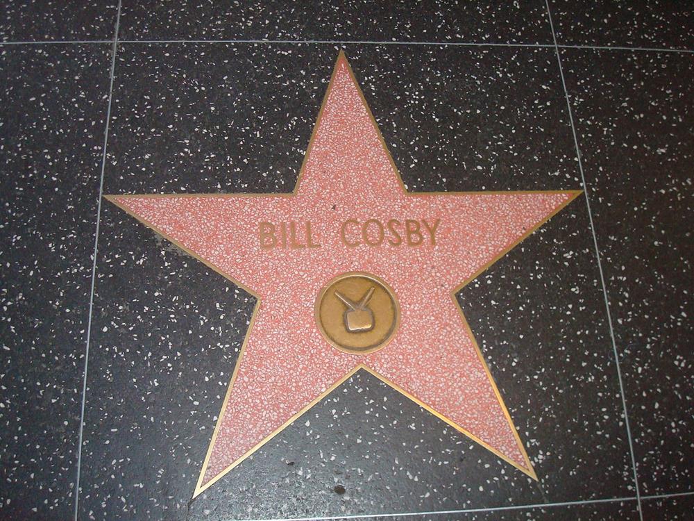 Cosby's star on the Hollywood Walk of Fame, awarded in 1977