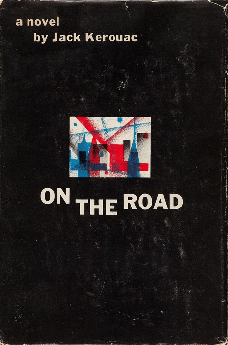 Front cover for the first edition of On the Road by Jack Kerouac