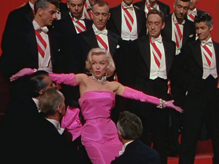Monroe performing the song "Diamonds Are a Girl's Best Friend" in the trailer for the 1953 film, Gentlemen Prefer