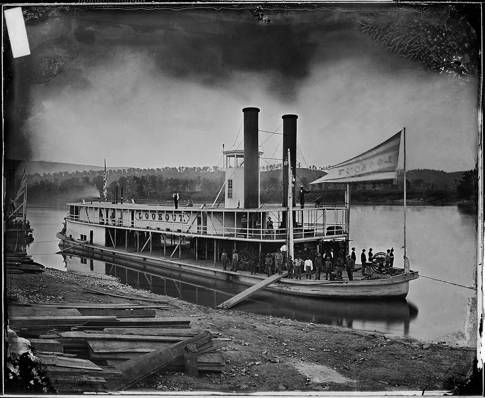 Lookout, transport steamer on the Tennessee River, c. 1860-1865