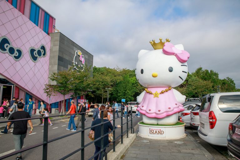 Hello Kitty Island â?? themed museum on Oct 7, 2017 in Jeju island, South Korea