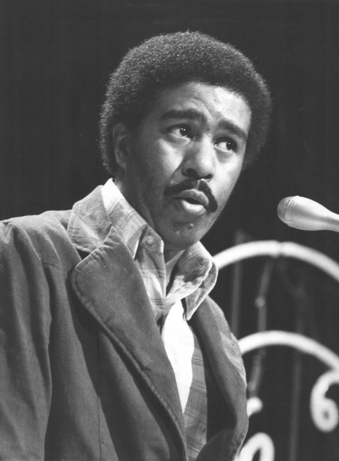 Richard Pryor performing on NBC's The Midnight Show in April 1974