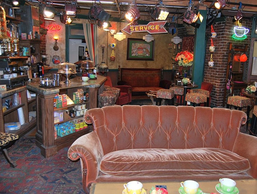 The set of Central Perk at Warner Bros. Studios
