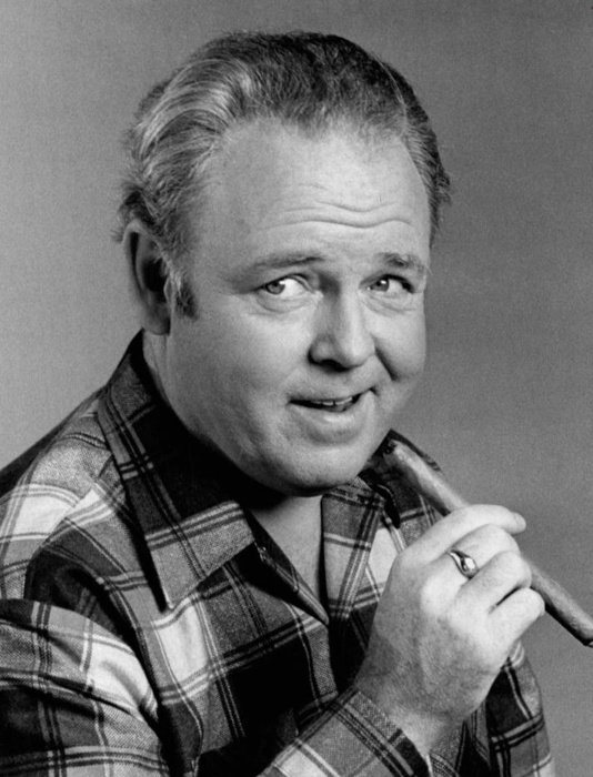 Photo of Carroll O'Connor as Archie Bunker from the television program All In the Family